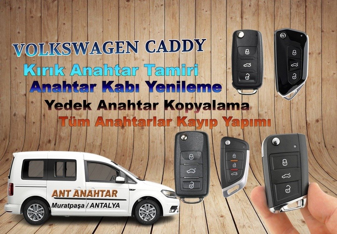 Volkswagen Caddy Yedek Anahtar Yapımı Antalya